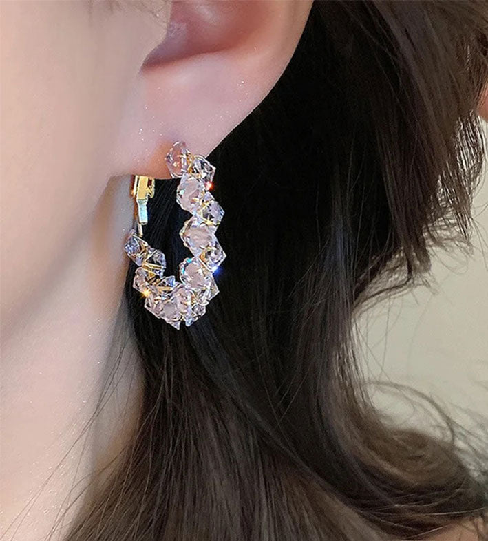 Explosive Zircon Earrings