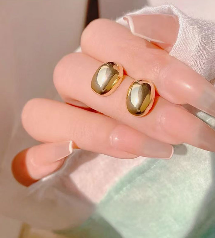 Golden Beanie Versatile Earrings