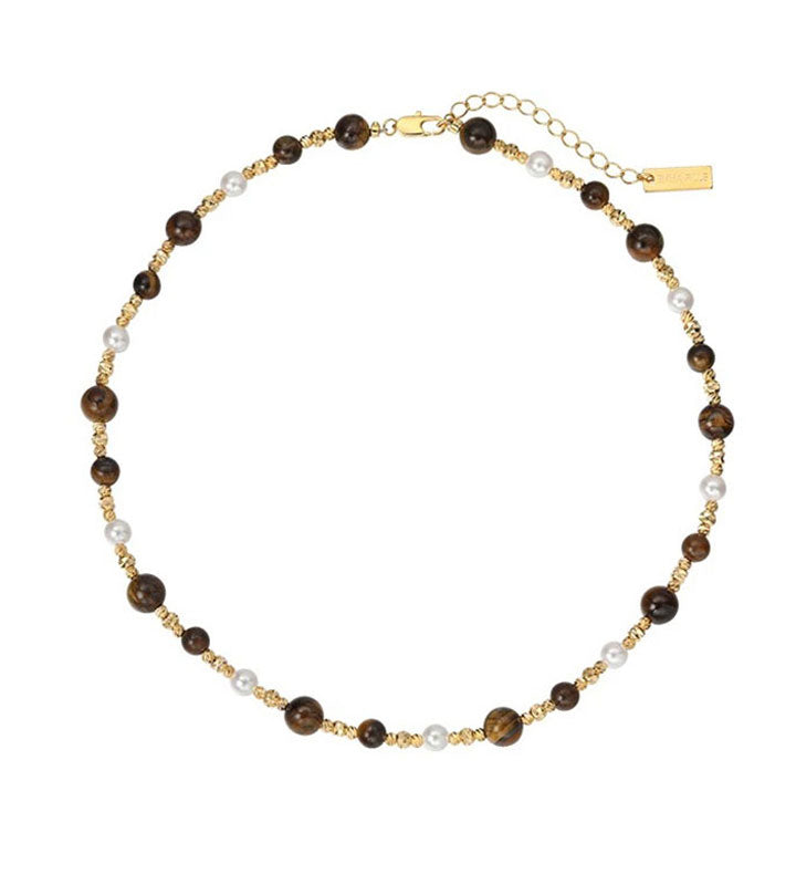 Maillard Aurora Tiger Eye Necklace