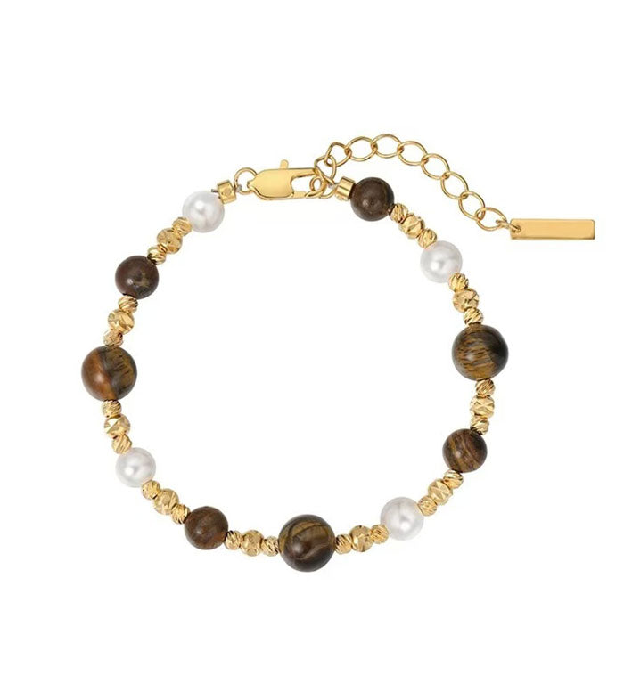 Maillard Tiger Eye Stone Bracelet