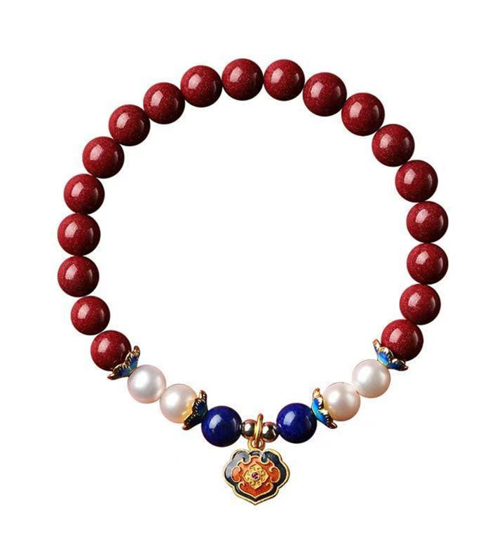 Natural Cinnabar Bracelet