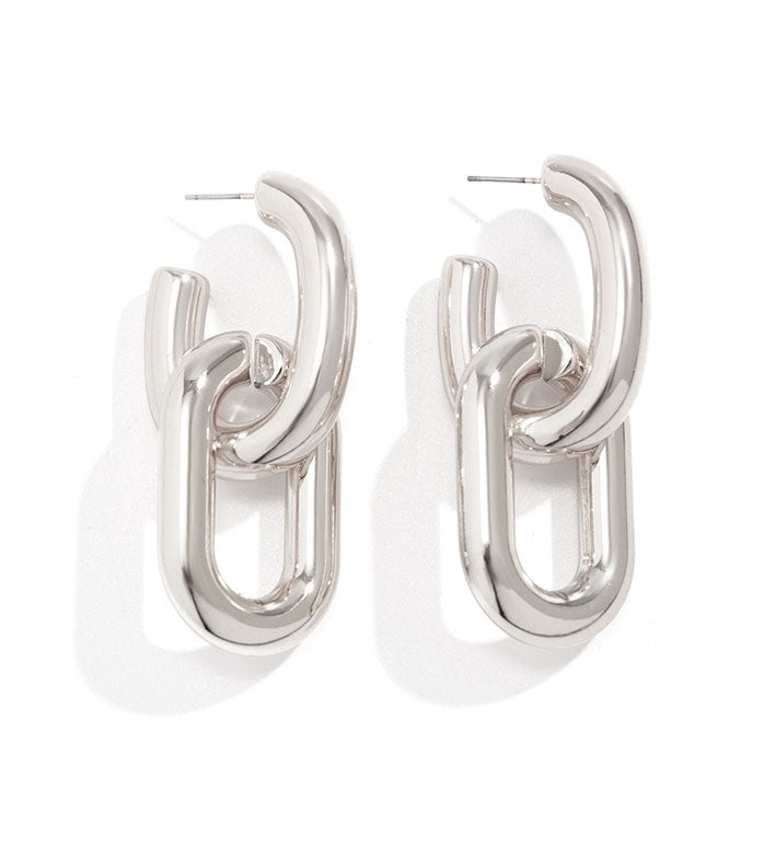 Open Oval Earrings