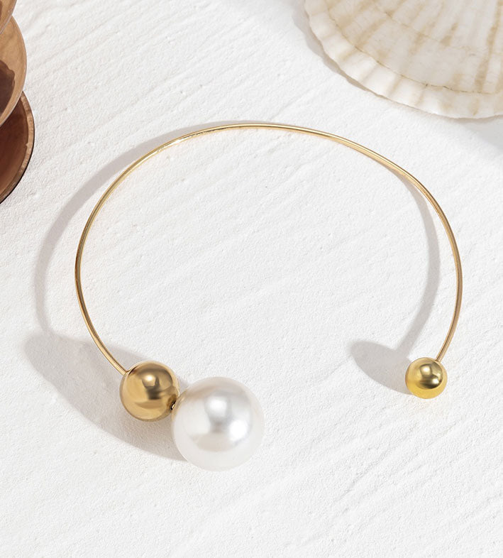 Pearl Fashion Open Necklace