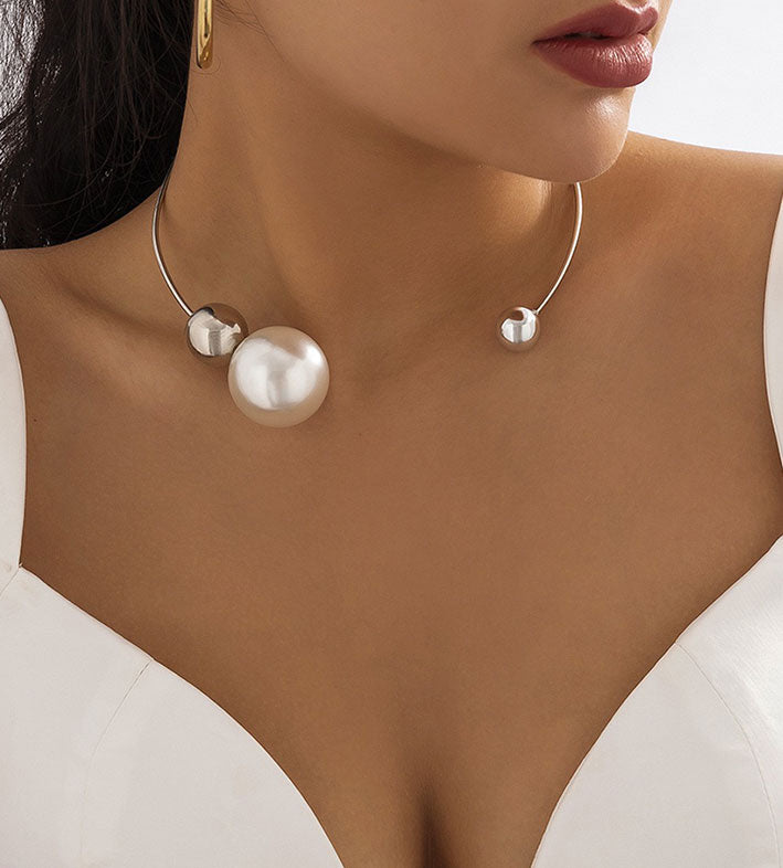 Pearl Fashion Open Necklace