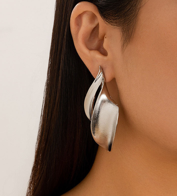 Twisted Leaf Earrings