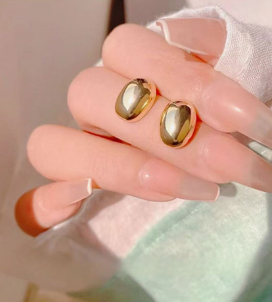 Golden Beanie Versatile Earrings